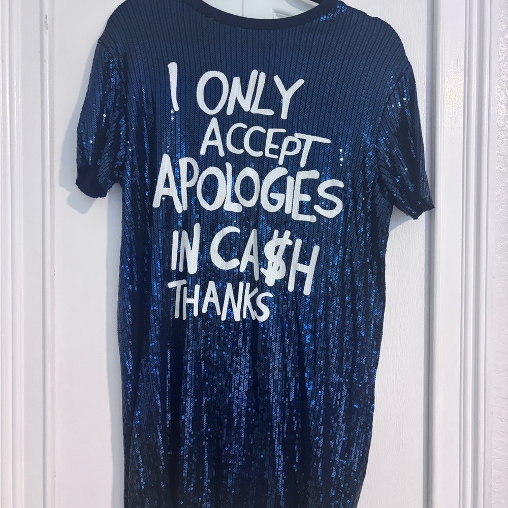 Zara Blue Sequin Wall Accent